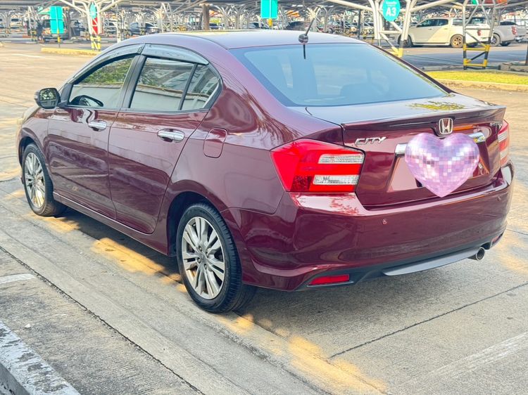 Honda City 2012 1.5 S i-VTEC Sedan เบนซิน เกียร์อัตโนมัติ แดง รูปที่ 4
