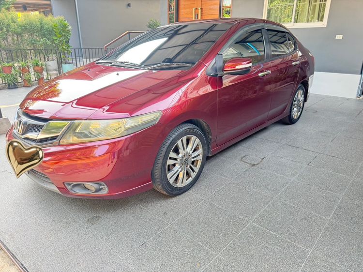 Honda City 2012 1.5 S i-VTEC Sedan เบนซิน เกียร์อัตโนมัติ แดง รูปที่ 3