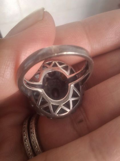 แหวนเงินแท้พลอยนพเก้า รูปที่ 9