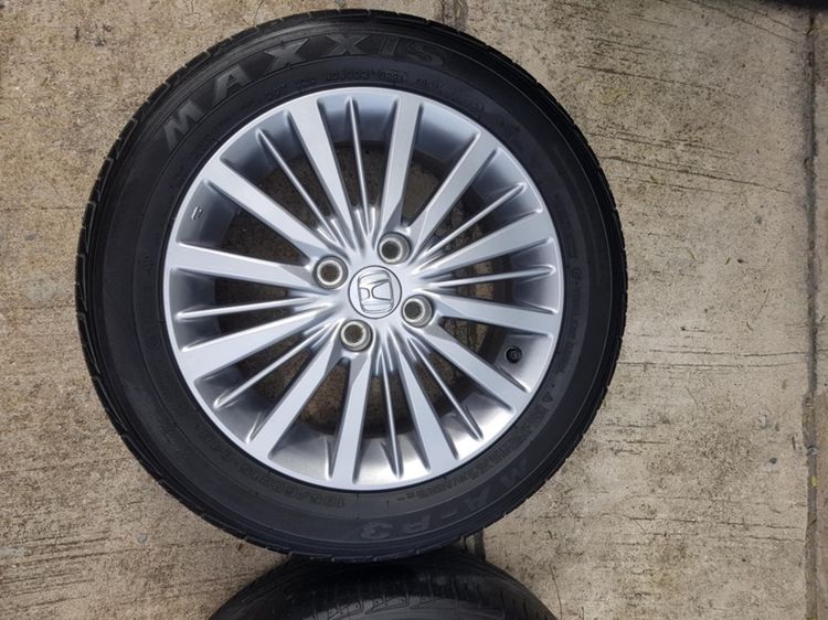 ขายล้อแม็ก City ขอบ 15 พร้อมยาง Maxxis 185 60 R15 รูปที่ 6