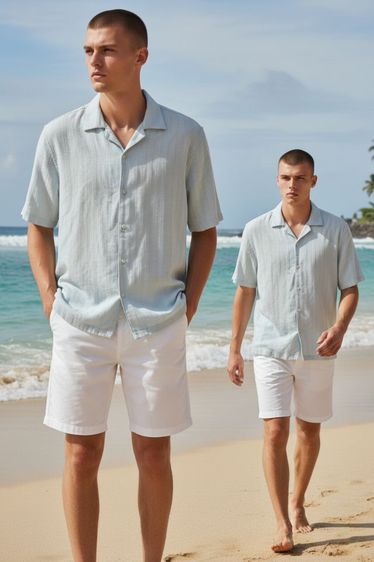 เสื้อ zara สีฟ้าอ่อน รูปที่ 2