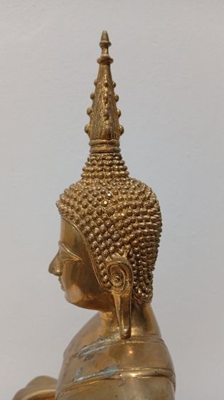 พระบูชาหลวงพ่อพระใส วัดโพธิ์ชัย จังหวัดหนองคาย รุ่น เพิ่มบารมี ปี 2564 หน้าตัก 9 นิ้ว ฐาน 14 นิ้ว สูง 22 นิ้ว หมายเลข 4959 เนื้อทองเหลือง รูปที่ 10