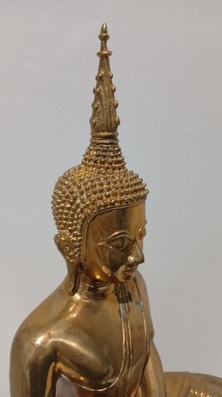 พระบูชาหลวงพ่อพระใส วัดโพธิ์ชัย จังหวัดหนองคาย รุ่น เพิ่มบารมี ปี 2564 หน้าตัก 9 นิ้ว ฐาน 14 นิ้ว สูง 22 นิ้ว หมายเลข 4959 เนื้อทองเหลือง รูปที่ 12