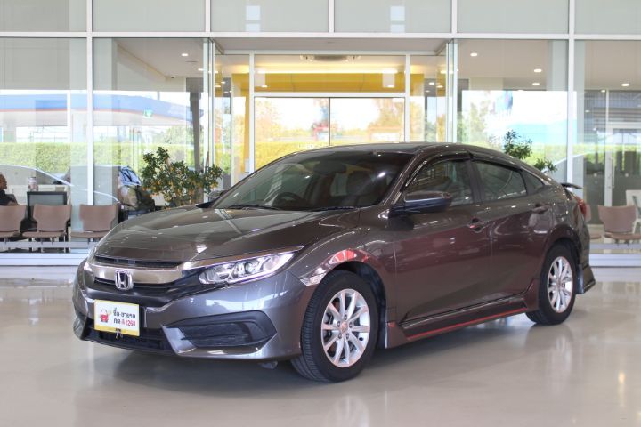 Honda Civic 2018 1.8 E i-VTEC Sedan เบนซิน ไม่ติดแก๊ส เกียร์อัตโนมัติ เทา รูปที่ 2