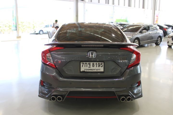 Honda Civic 2018 1.8 E i-VTEC Sedan เบนซิน ไม่ติดแก๊ส เกียร์อัตโนมัติ เทา รูปที่ 4
