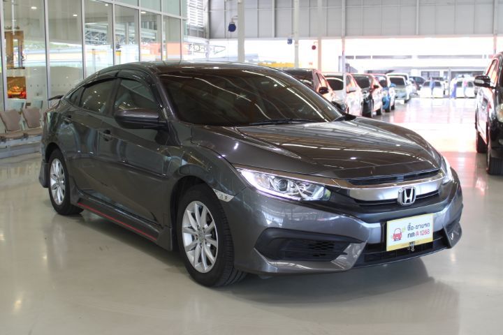 Honda Civic 2018 1.8 E i-VTEC Sedan เบนซิน ไม่ติดแก๊ส เกียร์อัตโนมัติ เทา รูปที่ 3