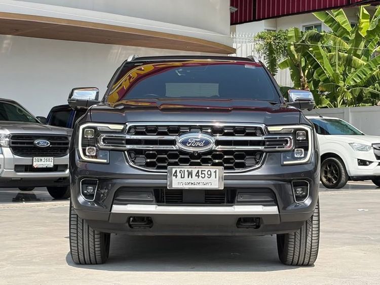 Ford Everest 2023 2.0 Bi-Turbo Titanium+ 4WD Utility-car ดีเซล ไม่ติดแก๊ส เกียร์อัตโนมัติ เทา รูปที่ 2