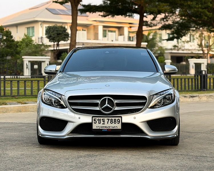 Mercedes-Benz C-Class 2016 C300 Sedan ดีเซล ไม่ติดแก๊ส เกียร์อัตโนมัติ เทา รูปที่ 2