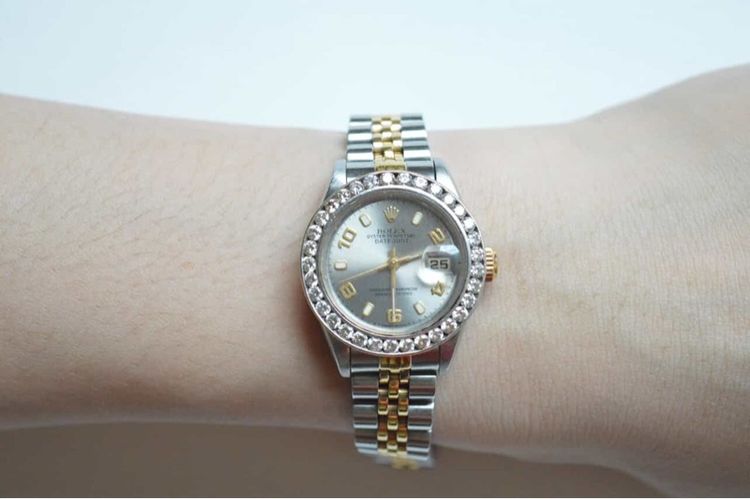 Rolex Datejust 26mm ขอบเพชรแท้  รูปที่ 5