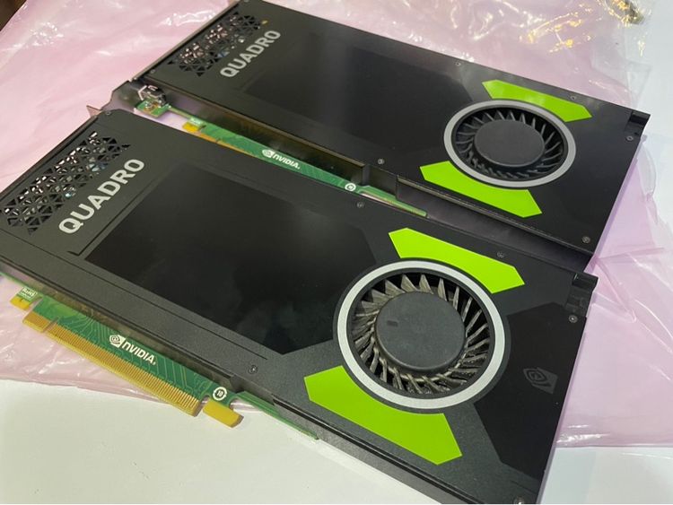 จอภาพ Nvidia Quadra M4000 2 ใบ การ์ดจอสำหรับทำงานเขียนแบบ พร้อมสายต่อพวก SLI