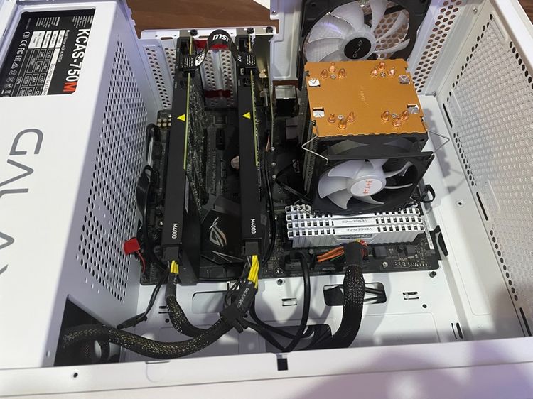 Nvidia Quadra M4000 2 ใบ การ์ดจอสำหรับทำงานเขียนแบบ พร้อมสายต่อพวก SLI รูปที่ 2