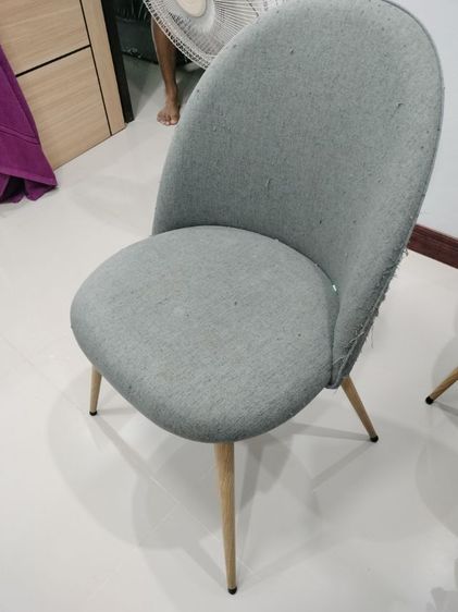 เก้าอี้มินิมอลขาไม้อย่างดี  รูปที่ 3