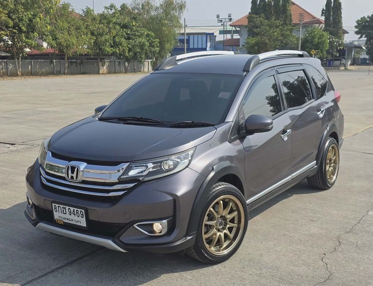 Honda BR-V 2019 1.5 SV Utility-car เบนซิน ไม่ติดแก๊ส เกียร์อัตโนมัติ เทา รูปที่ 2