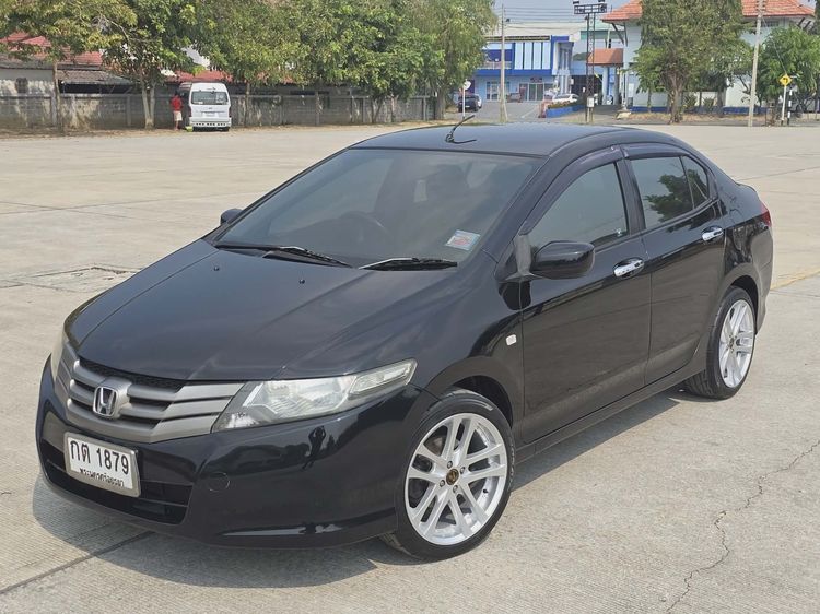Honda City 2010 1.5 V i-VTEC Sedan เบนซิน ไม่ติดแก๊ส เกียร์อัตโนมัติ ดำ รูปที่ 2