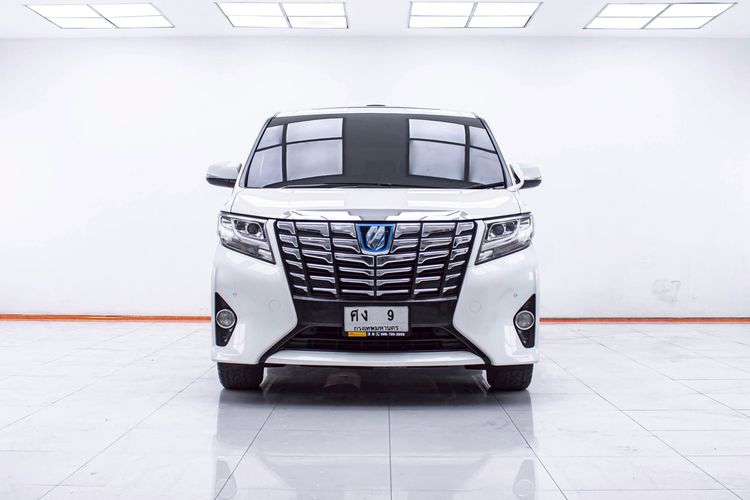 Toyota Alphard 2015 2.5 Hybrid X E-Four 4WD Utility-car ไฮบริด ไม่ติดแก๊ส เกียร์อัตโนมัติ ขาว รูปที่ 4
