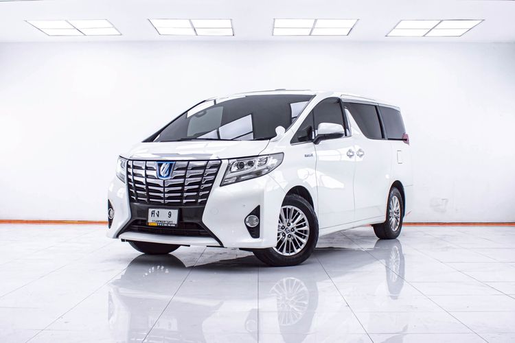 รถ Toyota Alphard 2.5 Hybrid X E-Four 4WD สี ขาว