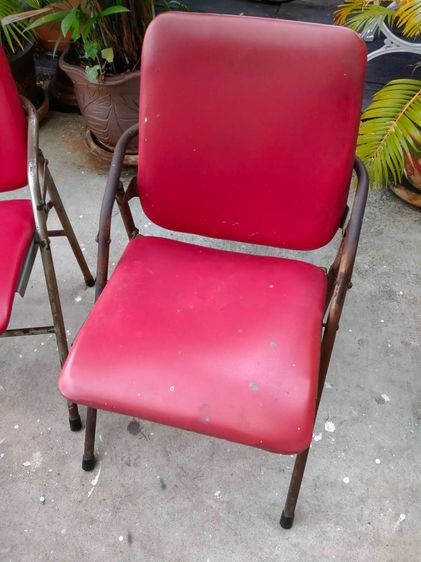 เก้าอี้พับวินเทจ 4 ตัว รูปที่ 2