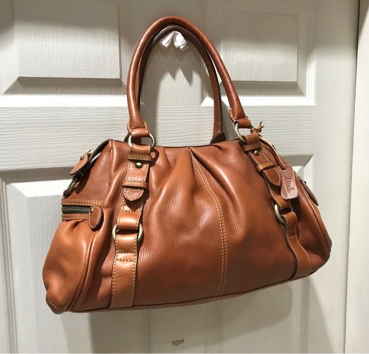 กระเป๋าถือ หนังแท้ คล้องไหล่ได้ Miah สภาพดีมากๆ รูปที่ 15