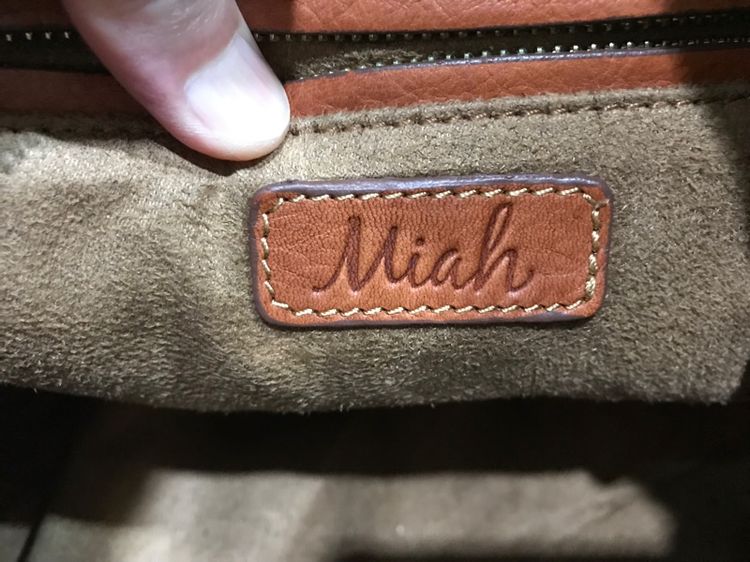 กระเป๋าถือ หนังแท้ คล้องไหล่ได้ Miah สภาพดีมากๆ รูปที่ 18