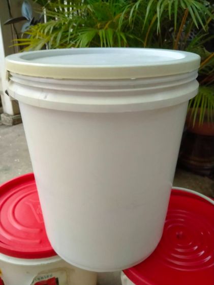 ถังพลาสติกโบราณวินเทจ 4 ใบ รูปที่ 5