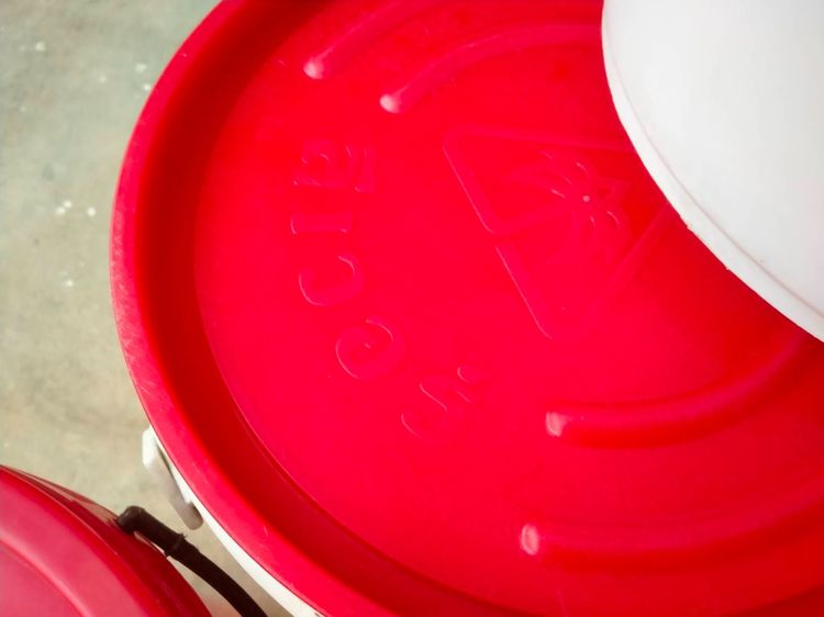 ถังพลาสติกโบราณวินเทจ 4 ใบ รูปที่ 10