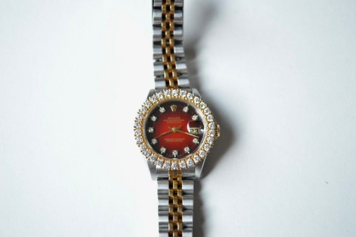 📌 Rolex Datejust หน้าแดงหายาก ขอบเพชร รูปที่ 14