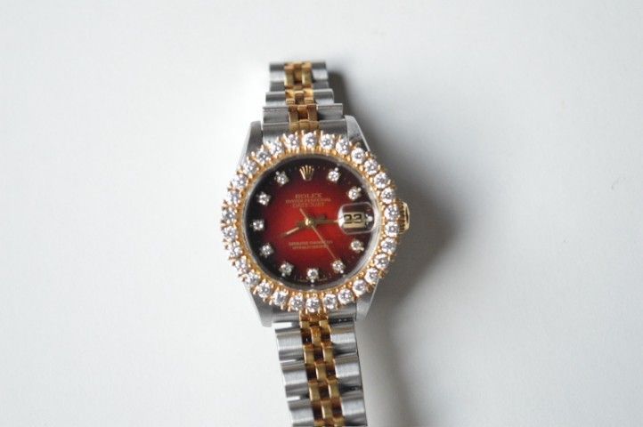 📌 Rolex Datejust หน้าแดงหายาก ขอบเพชร รูปที่ 11