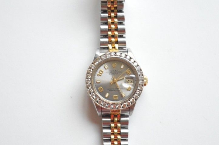 Rolex Datejust  ขอบเพชรแท้ หน้าเทาใส  รูปที่ 7