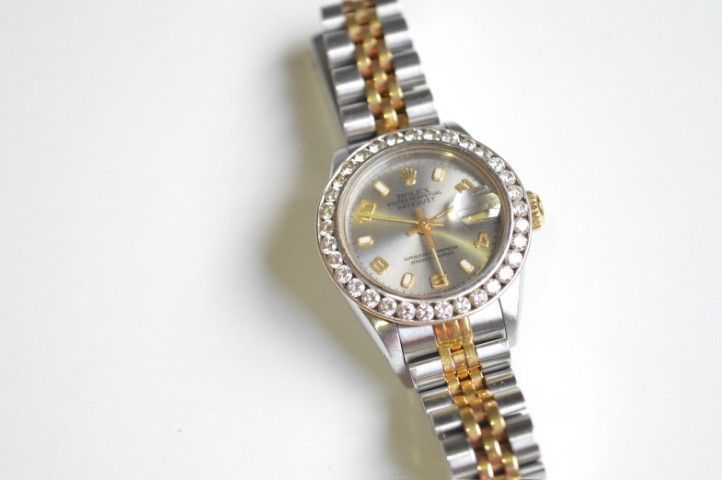 Rolex Datejust  ขอบเพชรแท้ หน้าเทาใส  รูปที่ 5