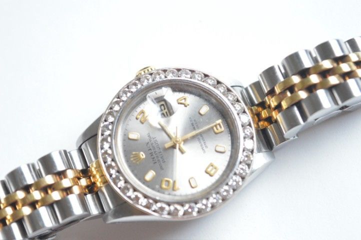 Rolex Datejust  ขอบเพชรแท้ หน้าเทาใส  รูปที่ 18