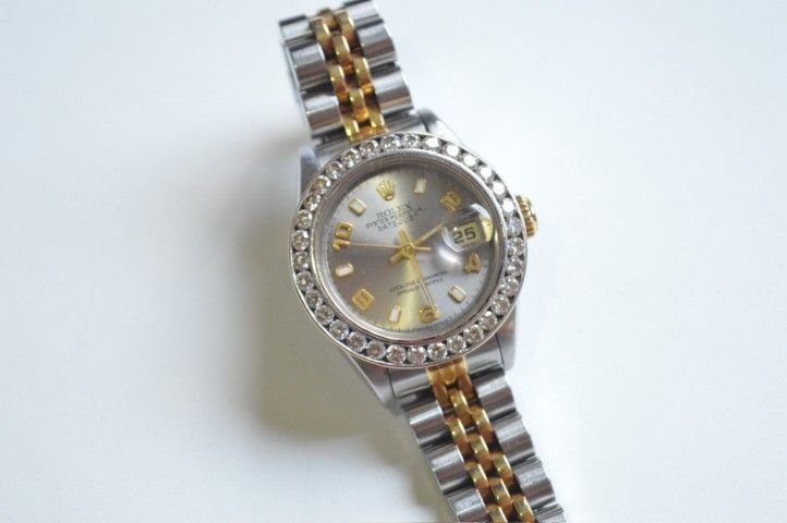 Rolex Datejust  ขอบเพชรแท้ หน้าเทาใส  รูปที่ 17