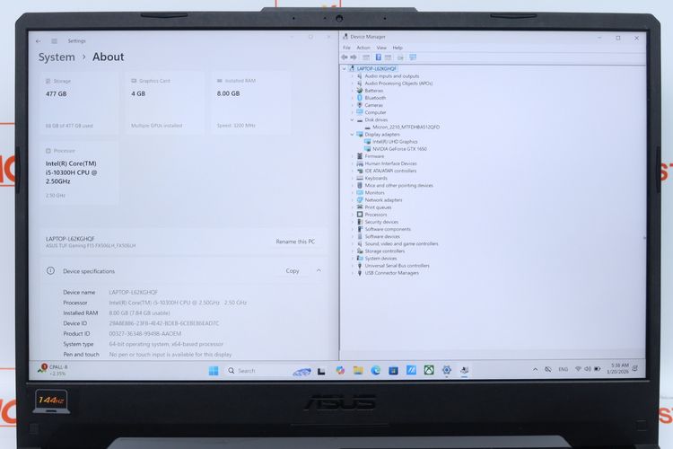 ASUS TUF GAMING F15 FX506LH-HN002T Core i5-10300H GTX1650 RAM8GB SSD512GB - ID26010154 รูปที่ 3
