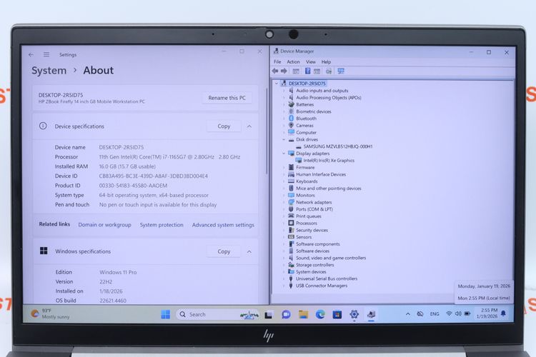 HP ZBook Firefly 14 G8 Core i7-1165G7 RAM16GB SSD512GB - ID26010157 รูปที่ 3
