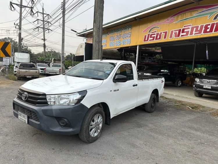 Toyota Hilux Revo 2018 2.4 J Pickup ดีเซล ไม่ติดแก๊ส เกียร์ธรรมดา ขาว