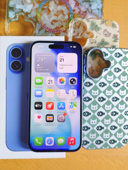 iPhone 16 128GB ศูนย์ไทย สภาพใหม่ ครบกล่อง แถมเคสสวยๆ 


