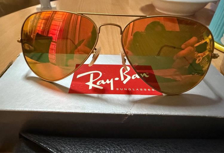 Ray-Ban แว่นตากันแดด แว่นกันแดด RayBan Aviator RB3025 แท้
