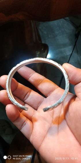 กำไลปฐมอรหันสุวรรณภูมเนื้อเงินตอกโค๊ต89 รูปที่ 2