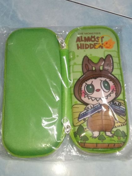 กล่องดินสอเขียวลายการ์ตูน