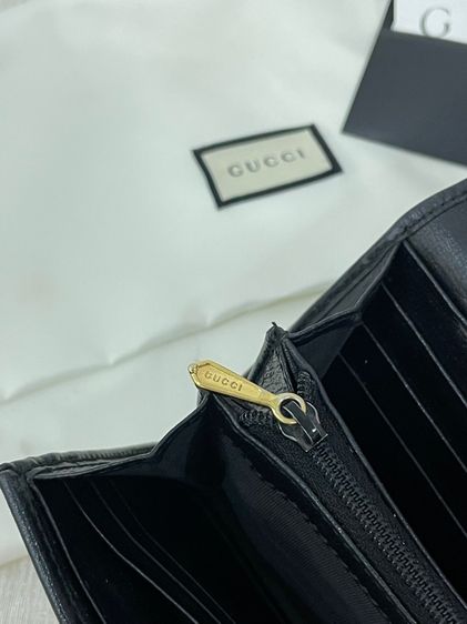 กระเป๋าสตางค์ใบยาว GUCCI แท้ หนังวัวแท้ รูปที่ 4