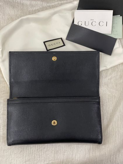 กระเป๋าสตางค์ใบยาว GUCCI แท้ หนังวัวแท้ รูปที่ 2