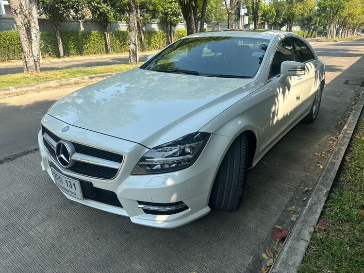 Mercedes-Benz CLS-Class 2013 CLS250 CDI AMG Sedan ดีเซล ไม่ติดแก๊ส เกียร์อัตโนมัติ ขาว รูปที่ 2