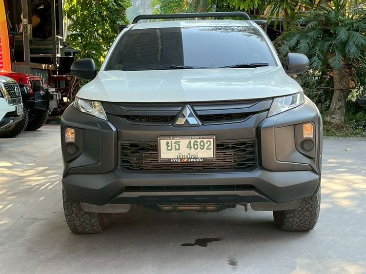 Mitsubishi Triton 2022 2.4 GL 4WD Pickup ดีเซล ไม่ติดแก๊ส เกียร์อัตโนมัติ ขาว รูปที่ 2