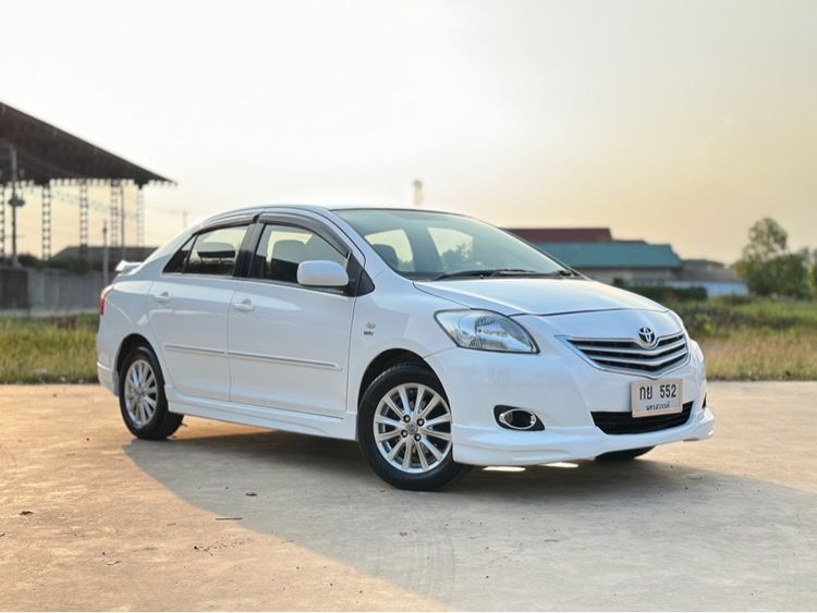 Toyota Vios 2011 1.5 E Sedan เบนซิน ไม่ติดแก๊ส เกียร์อัตโนมัติ ขาว รูปที่ 3