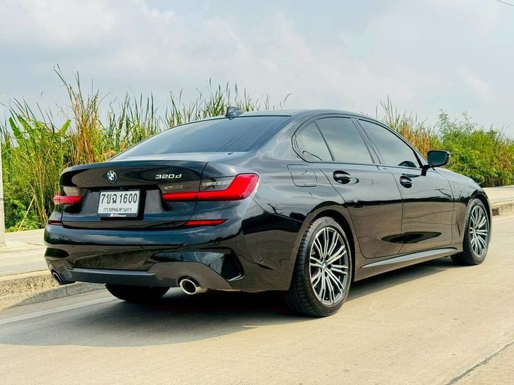 BMW Series 3 2021 320d Sedan ดีเซล ไม่ติดแก๊ส เกียร์อัตโนมัติ ดำ รูปที่ 2