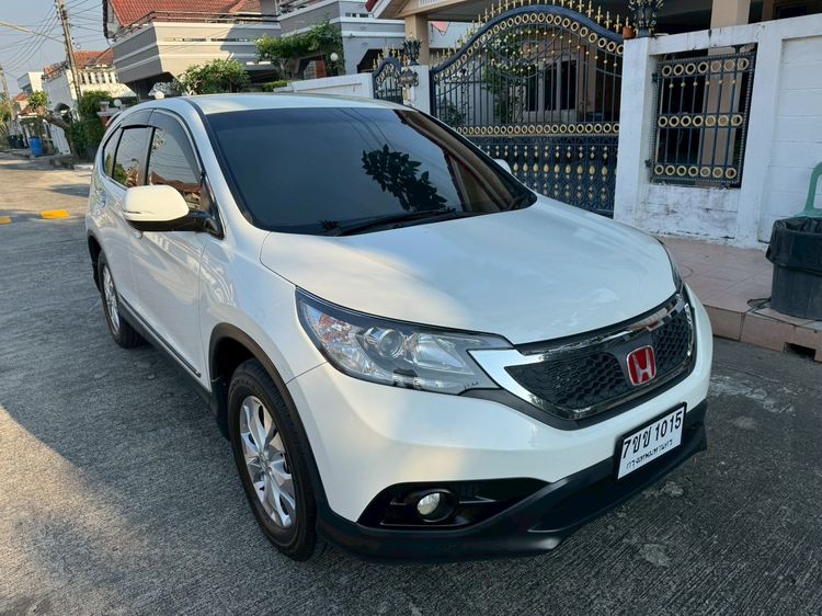 Honda CR-V 2012 2.0 E 4WD Utility-car เบนซิน ไม่ติดแก๊ส เกียร์อัตโนมัติ ขาว รูปที่ 3
