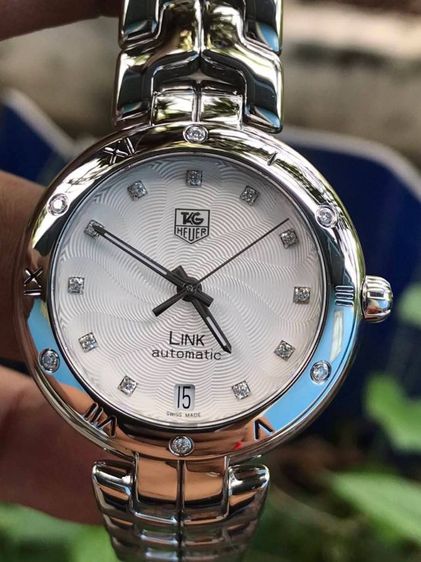 ขาว Tag Heuer New Link  Auto Cal7. Guilloche White DiaI WAT2312🇨🇭🇨🇭
  