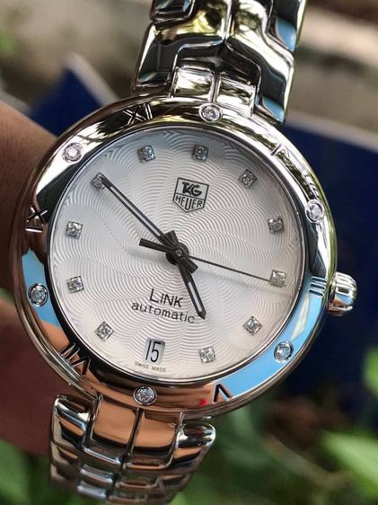 Tag Heuer New Link  Auto Cal7. Guilloche White DiaI WAT2312🇨🇭🇨🇭
   รูปที่ 4