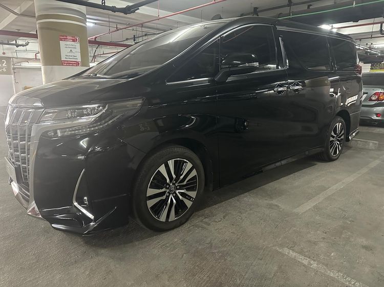 Toyota Alphard 2018 3.5 Executive Lounge Utility-car เบนซิน ไม่ติดแก๊ส เกียร์อัตโนมัติ ดำ รูปที่ 4