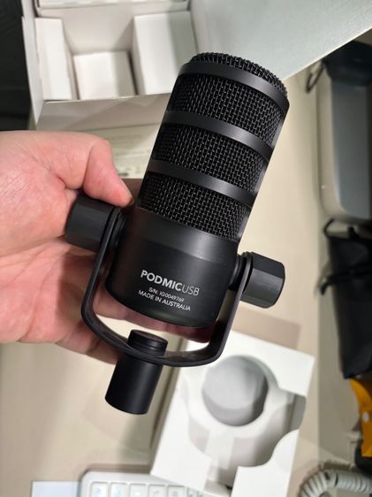 RODE PodMic USB ไมค์ไดนามิคสำหรับพอดแคสต์และไลฟ์สด (เชื่อมต่อได้ทั้ง USB และ XLR) รูปที่ 6