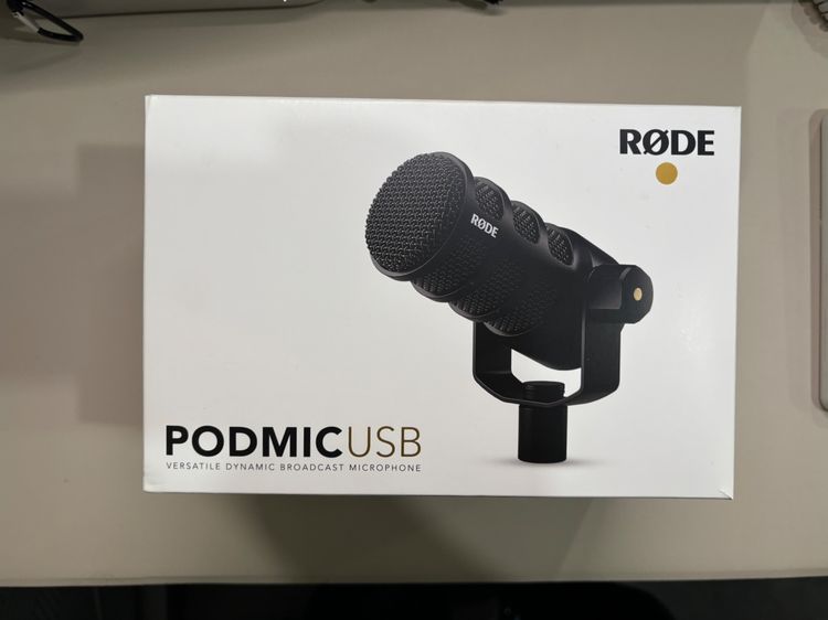 RODE PodMic USB ไมค์ไดนามิคสำหรับพอดแคสต์และไลฟ์สด (เชื่อมต่อได้ทั้ง USB และ XLR)